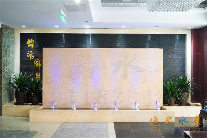 酒店餐廳水幕墻流水景觀(guān)制作廠(chǎng)家
